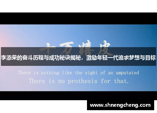 李添荣的奋斗历程与成功秘诀揭秘，激励年轻一代追求梦想与目标